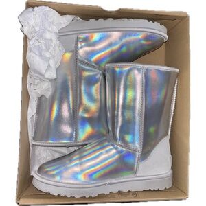 UGG Classic Short Irredescant Boots - Size 7 US